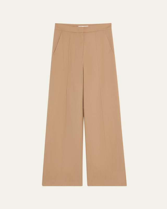 Fernet Wide Leg Wool Trousers
